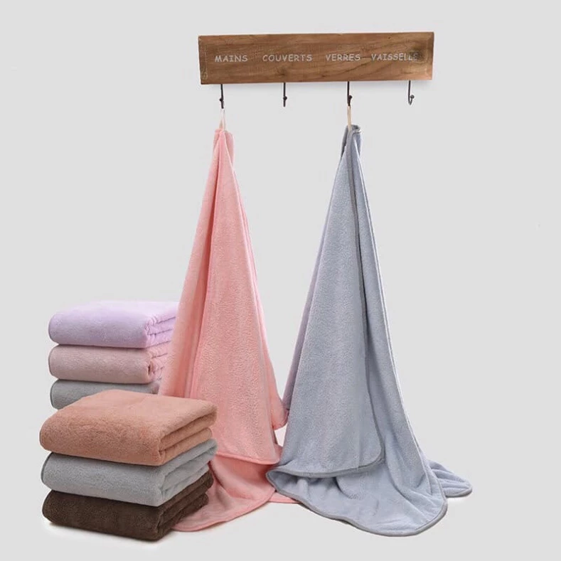 khăn tắm bông mềm hàn quốc  ( 70 cm x1m4 [chất bông siêu mềm mịn thấm nước cực nhanh