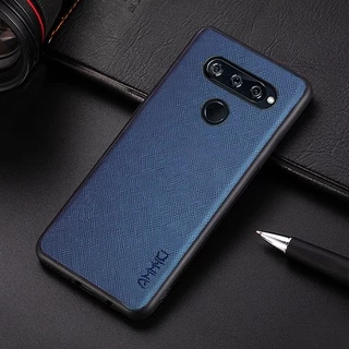 Ốp Điện Thoại TPU Silicone Mềm Họa Tiết Đan Chéo Cho LG K50 Q60 LG G8 V40 Thinq