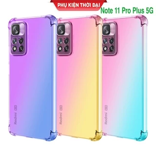 Ốp lưng Redmi Note 11 Pro China / Note 11 Pro Plus 5G dùng chung dẻo đa sắc lồi 4 góc chống sốc thời trang cao cấp