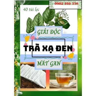 Trà Xạ Đen - 40 Túi Lọc, Hỗ Trợ cải thiện Ung Thư, Giảm Xơ gan - Trà Đông Y Việt