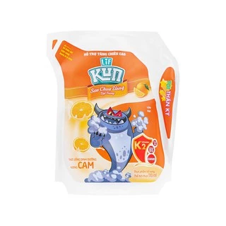 Combo 10 bịch Sữa chua uống hương cam LiF Kun túi 110ml