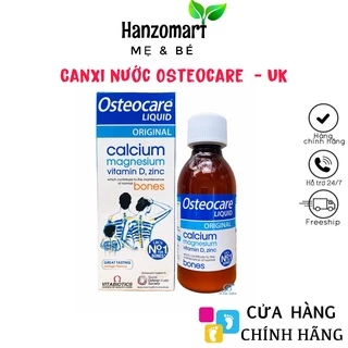 Canxi nước Osteocare Original Liquid, Anh (200ml) bổ sung canxi và d3 cho bé 3 tuổi đến 10 tuổi, người lớn và bà bầu