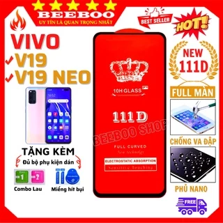 Kính Cường Lực ViVo V19/ V19 Neo - Cao Cấp - Full màn hình 111D - Độ cứng 10H - Độ trong suốt cực cao [FreeShip_50K]