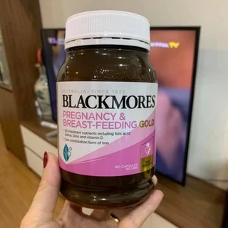 (date 2025) Vitamin Blackmore Pregnancy 180v tổng hợp cho bà bầu ( Bầu BLM )