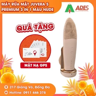 Máy Rửa Mặt Juvera S Premium 3 in 1 Màu Nude - Bảo Hành Chính Hãng 12 Tháng 1 đổi 1 - HOT NEW