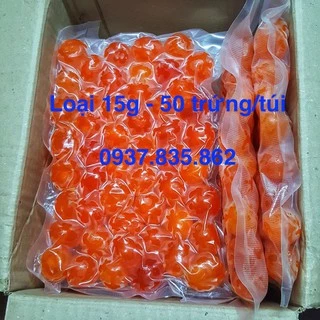 Lòng đỏ trứng muối loại 15 gram - 50 trứng/túi