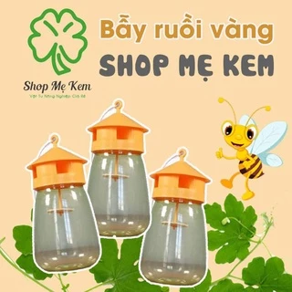 Lồng bẫy ruồi vàng(có kèm lọ dẫn dụ)