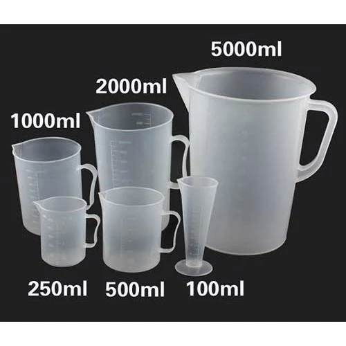 100ml, 250ml 500ml 1000ml CA ĐONG CHỊU NHIỆT ĐỊNH LƯỢNG PHA CHẾ cốc nhựa trong suốt vạch chia rõ ràng