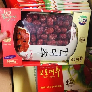 Tặng kèm túi xách TÁO ĐỎ SẤY KHÔ HÀN QUỐC BOEUN LOESS JUJUBE 1kg