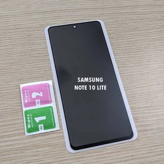 Kính cường lực chống nhìn trộm full màn hình Samsung Galaxy Note 10 Lite (tặng giấy lau màn hình)