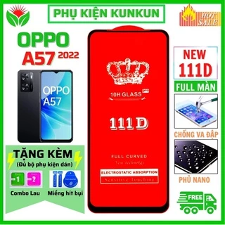 Cường Lực Oppo a57 (2022) - Full màn hình 111D - Độ cứng 10H - Độ trong suốt cực cao, [FL8]