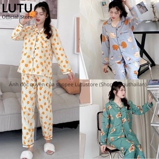 Bộ ngủ pijama tay dài quần dài