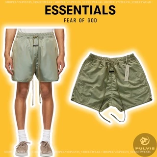 ⚡️[Mirror Quality] - Quần short FEAR OF GOD Nylon Track Shorts Green Iridescent Seventh Collection, quần short FOG