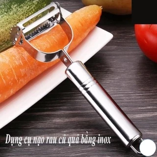 Dụng cụ nạo - bào rau củ 2in1 chất liệu bằng inox tiện dụng