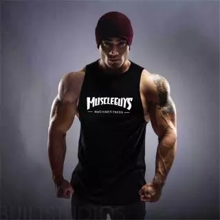 2024 Mới Tập Gym Thể Dục Không Tay Nam Tank Tops Thương Hiệu Thời Trang Áo Lót Giữ Phù Hợp Với Tập Luyện Cơ Singlets Áo Vest