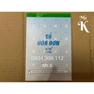 LỐC 10 CUỐN HOÁ ĐƠN 2 LIÊN MK 50 BỘ