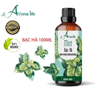 Tinh Dầu Nguyên Chất Bạc Hà Aroma Life (10ML 50ML 100ML)