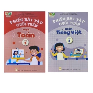 Sách - Combo Phiếu bài tập cuối tuần lớp 3 ( kết nối tri thức )