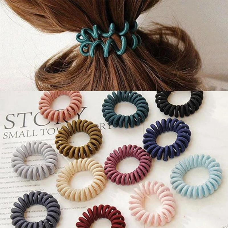 Cột tóc lò xo đủ màu size trung