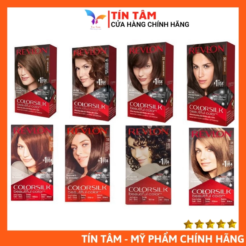 Thuốc Nhuộm Tóc Phủ Bạc Thảo Dược REVLON Mỹ