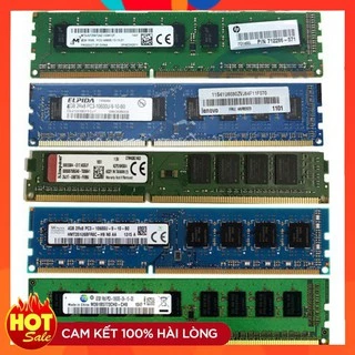 Ram máy tính để bàn 4GB DDR3 bus 1333 PC3 10600 nhiều hãng samsung hynix micron ...