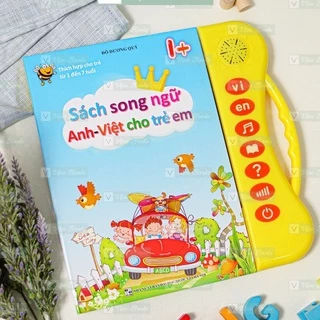 Sách quý điện tử song ngữ anh việt cho bé TẶNG kèm pin và bút