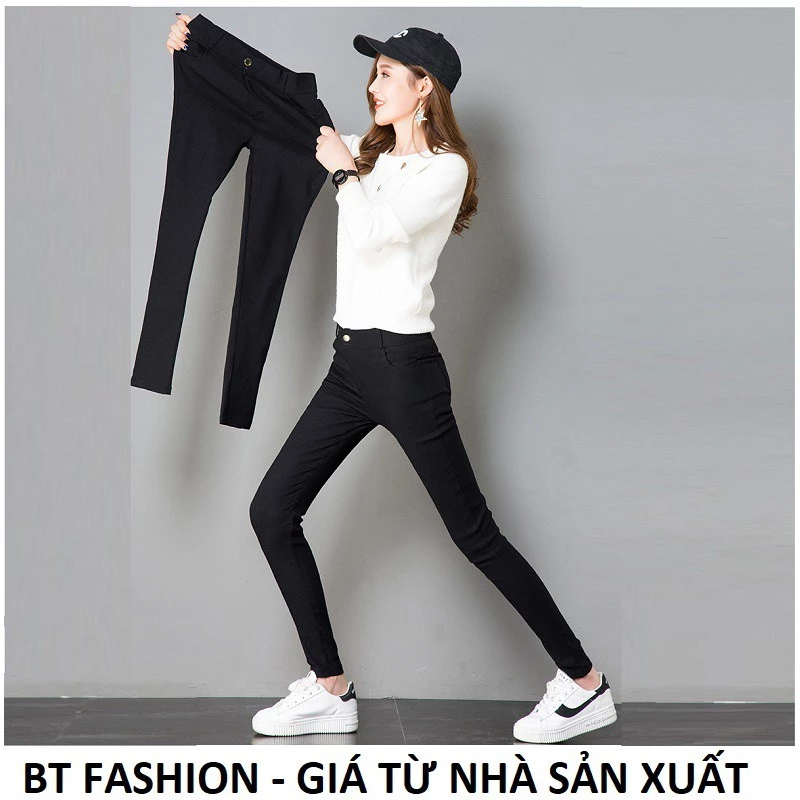 Quần Dài Nữ Kaki Thun Coton Co Dãn Mạnh BT Fashion (Q.Bố) JE01