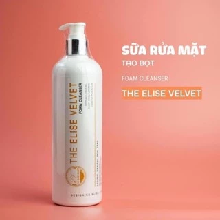 Sữa rửa mặt tạo bọt The Elise Velvet LINDSAY 500ml