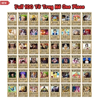 100 Poster One Piece Mới Nhất (Cập Nhật), Trọn bộ gồm 100 Tờ Truy Nã One Piece Nhân Vật Nổi Tiếng Được Yêu Thích Nhất OP