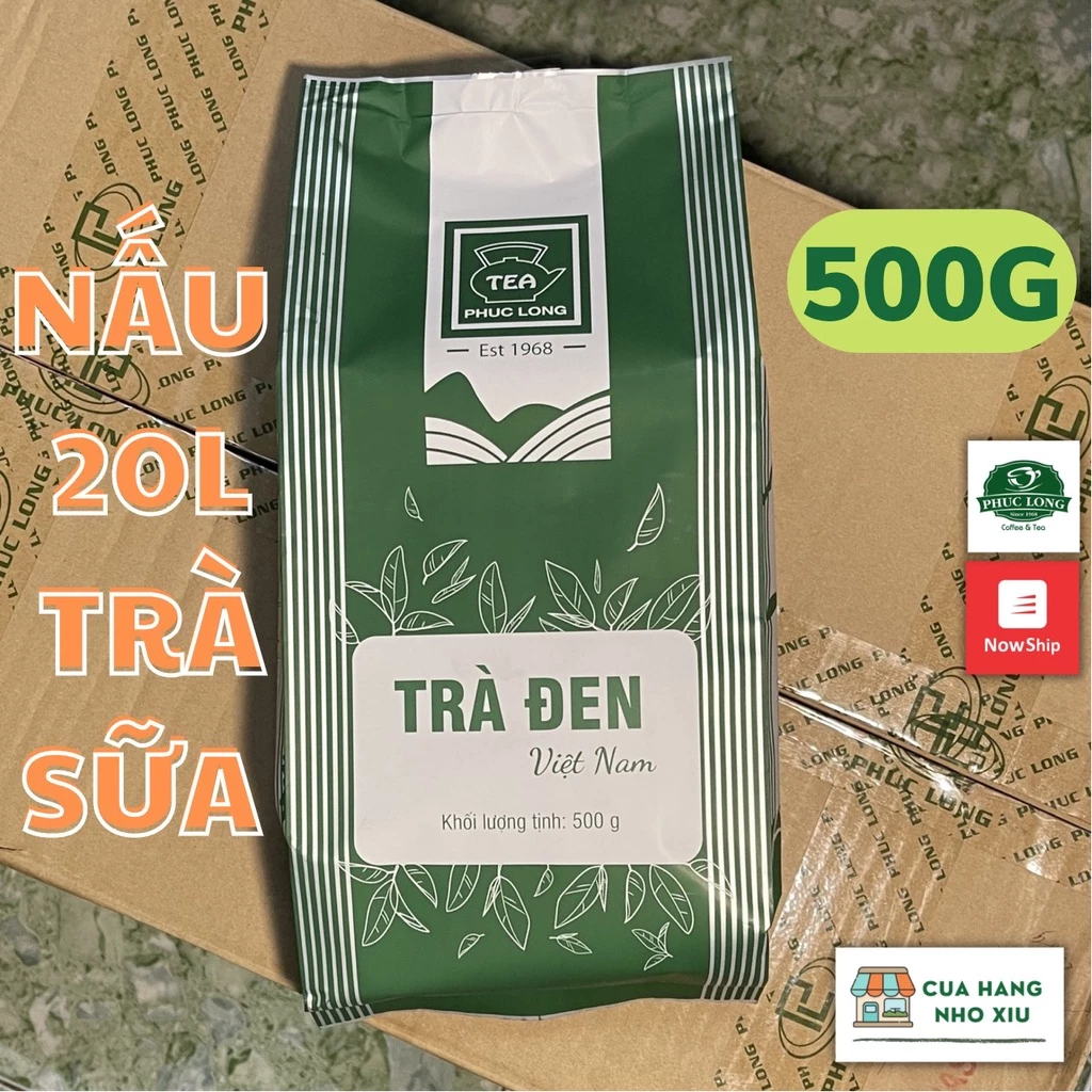 Trà Đen Phúc Long 500G Pha Trà Sữa Hồng trà sữa (Date luôn mới)