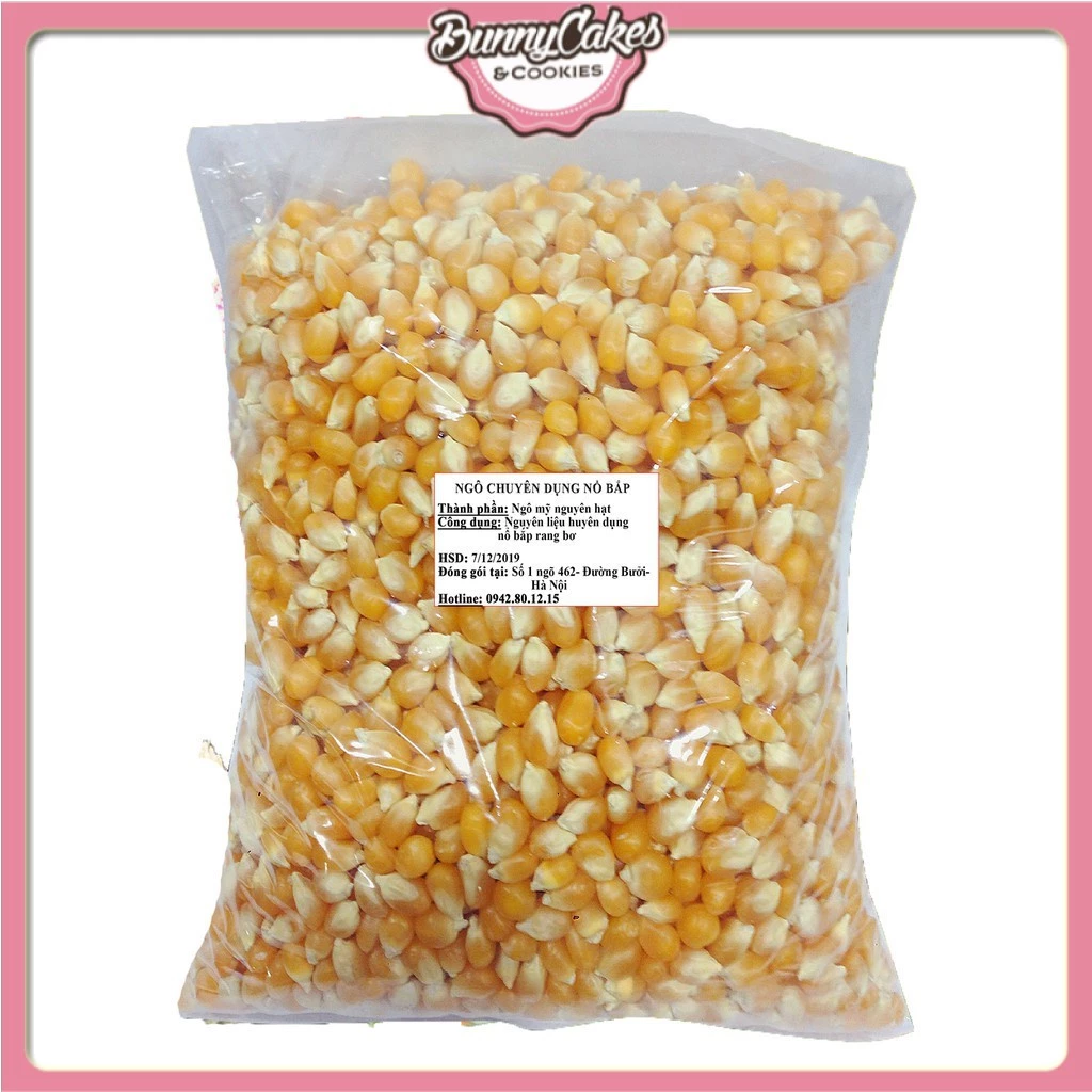 Ngô nổ popcorn Mỹ 500g