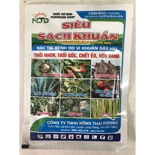 Siêu sạch khuẩn trừ bệnh vi khuẩn hại cây trồng