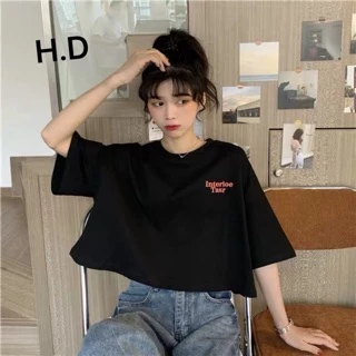 Áo croptop Interioe in ngực HĐ11