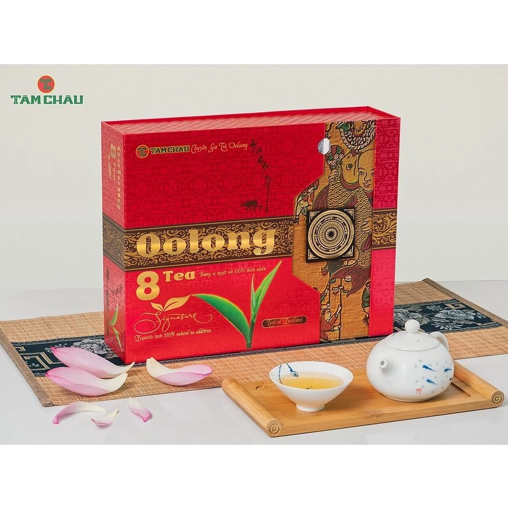 TRÀ OOLONG (Ô LONG) TÂM CHÂU 8 TEA SET