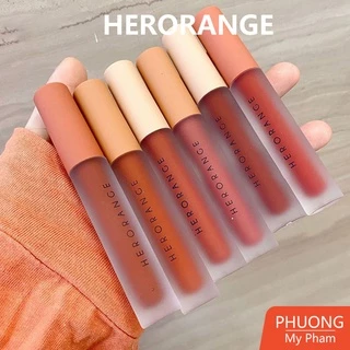 Son Kem Lì HERORANGE Mềm Và Mịn Vỏ đám Mây Trong Suốt