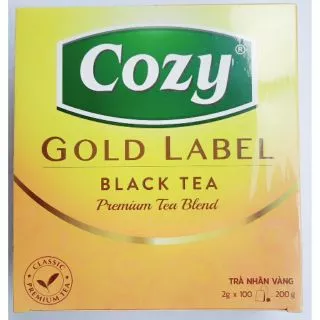 Trà Cozy nhãn vàng Gold Label Black Tea Trà Đen 200g