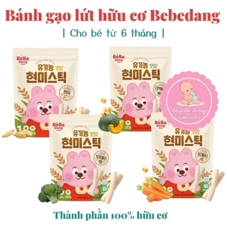 Bánh ăn dặm hữu cơ Bebedang Hàn Quốc