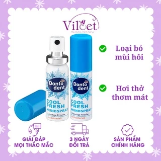 Xịt thơm miệng Dontodent & Prokudent Đức 15ml kháng khuẩn khử mùi, thơm mát - Shop Viloet