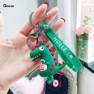 Móc khóa Hàn Quốc, móc treo trên balo, túi xách mẫu khủng long siêu dễ thương - KEY-CHAIN-004