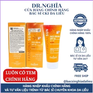 [NHẬP KHẨU CÔNG TY] Kem Chống Nắng Farmona Sun Face Cream SPF50 Oil Free 50ml - Bác Sĩ Nghĩa