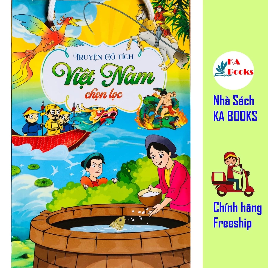 Sách - Tuyện Cổ Tích Việt Nam Chọn Lọc - Song Ngữ Việt Anh - (Combo 8 cuốn)
