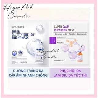 [ MẪU MỚI ] MẶT NẠ DƯỠNG TRẮNG CHUYÊN SÂU NEOGEN SUR.MEDIC BRIGHT GLUTATHIONE MASK ( 1 miếng )