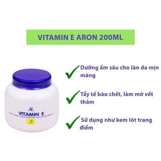 Kem Dưỡng Da Dưỡng Ẩm Vitamin E Thái Lan Mờ Nám Giảm Nhăn Sáng da  200g