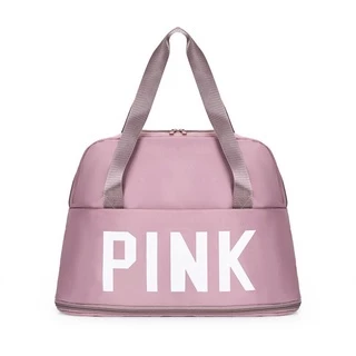 Túi du lịch PINK mẫu mới, có quai cài vali tiện lợi, kiểu mẫu màu sắc sang chảnh