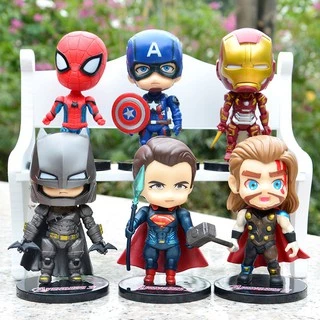 Đồ Chơi Mô Hình - 06 Nhân Vật Siêu Anh Hùng Marvel Avengers