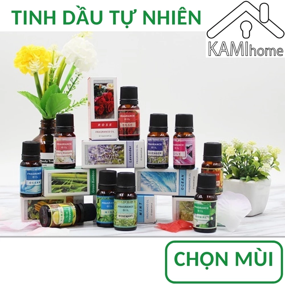 Tinh dầu thơm phòng đuổi muỗi (Nhiều mùi) loại 10ml dùng cho đèn xông máy khuếch tán phun sương tạo ẩm