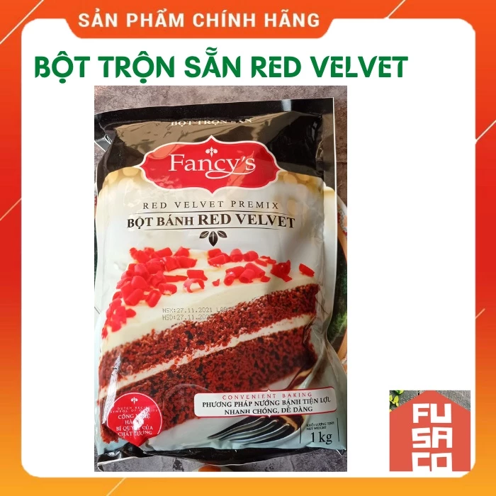 [Hàng mới về] Bột Bánh Red Velvet, Bột trộn sẵn làm bánh BÔNG LAN CACAO, Waffle siêu nhanh, siêu ngon