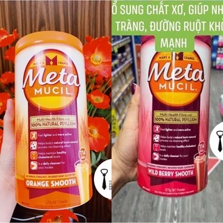 🥬🥒🍌🍉 Bột bổ sung chất xơ không đường giảm cholesterol trong máu Metamucil (673g)