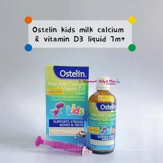 Canxi cho bé Canxi Nước Khủng Long Ostelin Kids Milk Calcium & D3 Liquid Úc (90ml) 🔥𝐍𝐄𝐖🔥 Cho Trẻ Từ 7 Tháng Tuổi