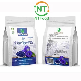 Bột Hoa Đậu Biếc sấy lạnh nguyên chất NTPOWDER (50gr / túi zipper) - Nhất Tín Food